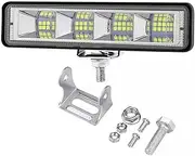 BYBDQKTVEH 18W LED Bar 12V Flush Mount Offroad LED Work Light Pods 4x4 4WD ATV Truck LED Lamp for Auto Car SUV Tractor Off-Road 24LED Work Light
