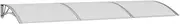 Door Canopy Doorway Awning Window Awning Door Shade Grey Polycarbonate vidaXL