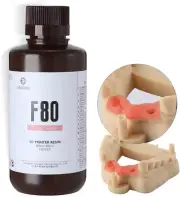3D Printer Resin, F80 Elastic Resin 405Nm Uv-Curing Resin with High Elongation a