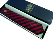 ya24 Brooks Brothers Limited Edition Bb 4 Guard Stripe Silk Regimental Tie Archi