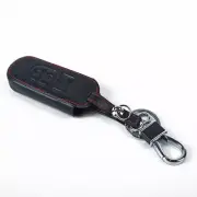 1* Car Black Key Remote Control Fob Case W/ Key Rings For Mazda 2 3 5 6 CX5 CX7