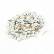200x 0.5mm2Crimp Cord End Terminal Insulated Bootlace Ferrule Connector White