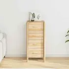 vidaXL Highboard 42x38x90 cm Engineered Wood STP