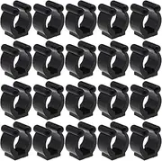 WADY Fishing Pole Rod Holder Clips - 20 Pieces Rubber Clips for Fishing Rods, Billiards and Snooker Cues