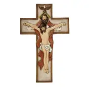Holy Trinity Wall Crucifix (WS556) Great Gift for First Communion Size 10.75 in