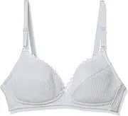 [Atsugi] 93169AS Junior Wireless, Cotton Blend Waffle Rib Bra, Girls