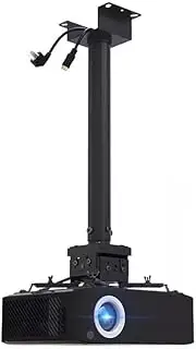 Projector Bracket Universal Hanging Bracket Projector Hanging Bracket Projector Bracket Ceiling Universal Hanging Bracket High Load-Bearing Projector Holder(Black)