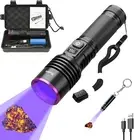 365Nm UV Flashlight, Type-C Rechargeable UV Light, Powerful Blacklight Flashligh