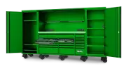 Toolkit 704Pc Metric/Sae Green - 21 Drawer Usa Series