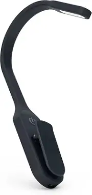 The Original Recharge Clip on Rechargeable Book Light Reading Light, Warm Eye C