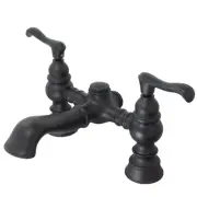 Kingston Brass CC1138T5 7" Deck Mount Tub Faucet, Oil Rubbed Bronze, Bronze