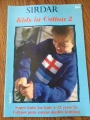 Sirdar Pattern Book 284 Kids In Cotton 2 Knitting
