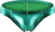 [Generic] No Elastic Underwear Men Men's Fashion Underpant Leather Wrinkled Undewear Pant Small with Bronzing Comfortable Pant Chafing Underwear Men
