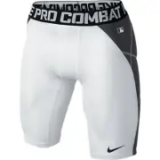 Nike Pro Combat Compression Slide Shorts Men’s XLarge Baseball 634676 White NEW!