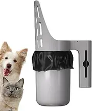 Cat Litter Scoop - Cat Litter Scooper With Stand, Large Capacity Sieve Scooper | Portable Waste Disconnect With Trash Can For Indoor Outdoor Use By H