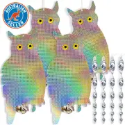 Owl Bird Repellent Control Scare Device - Holographic Reflective Woodpecker Dete
