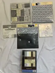 Large Lot of Wedding Scrap Booking Materials Plus Memory Box