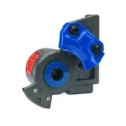 Glad Hand Blue Service Angled With Quick Release Rear Port