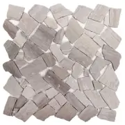 Mosaic Stone Tile Arctic Flat Pebbles Bathroom Shower Wall Floor Backsplash Gray