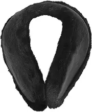 [Baluue] Warm Earmuffs for Winter Knitted Ear Muffs Adjustable Headband Unisex Faux Furry Neck Warmer for Women Men