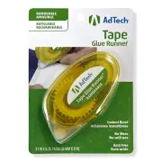 Crafter'S Tape Removable Glue Runner.31"X315" for Tape Runner 05632,Green,Yellow