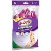 Sabco Antibacterial Gloves Small 1 Pair