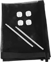 FIXOSHEE 1Set Pet Safety Fence Retractable Mesh Gate for Dogs Portable Barrier for Doorways Stairs and Indoor Use Easy to Fold Store Isolation Net