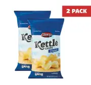2 PACK Clancy's Original Kettle Potato Chips, 8 oz Bag, ALDI Kettle Chips