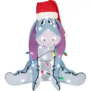 Disney EEYORE Christmas Lighted Yard Sculpture 30 in LED Lights NEW in Box