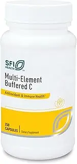 Klaire Labs Buffered Vitamin C Capsules with Quercetin Bioflavonoids & L-Glutathione to Support Immune Function & Antioxidant Protection - Hypoallergenic & Gentle on Stomach (250 Capsules)