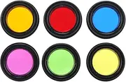 ZenithAur Telescope Eyepiece Filter Set, 6 Colors 1.25 Inch Colorful Astronomical Telescope Filters for Enhanced Viewing of Celestial Objects