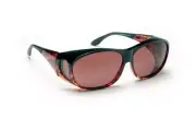 FitOvers Eschenbach Solar Shield Sun Glasses PLUM Filter, Size: SMALL, TAE-2535P