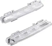 XISII 2Pcs Front LED Daytime Running Fog Lights Fit For Mercedes-Benz C-Class W204 W212 R172 DRL Indication Marker Lamp Replace daytime running lights for cars
