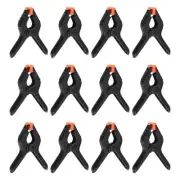 12Pcs Plastic Spring Clamps Heavy Clip 4.5" Professional Muslin Clamp