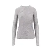 [PINKO] PINKO Sequinned knitted top Woman L L Grey