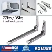 Microwave Oven Shelf Rack Bracket Wall Mount Foldable Stretch Stainless Steel US