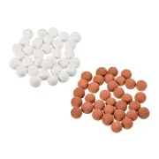 Clay Pebbles 9-10mm 0.88 Lbs Red White Gardening Potted Balls