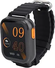 [ASHATA] Seamlessly Integrate Earbuds with a Smartwatch, 2 in 1 Fitness Tracker Watch with Multi Sports Modes for Android, Smartwatch with Earbuds (Black)