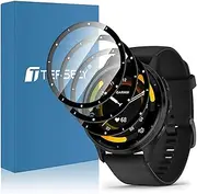 【3 Pack】T Tersely Screen Protector for Garmin Venu 3 45mm (NOT Fit 3S) Ultra Clear PMMA Curved Film, Protective Full Coverage PET Film Accessories