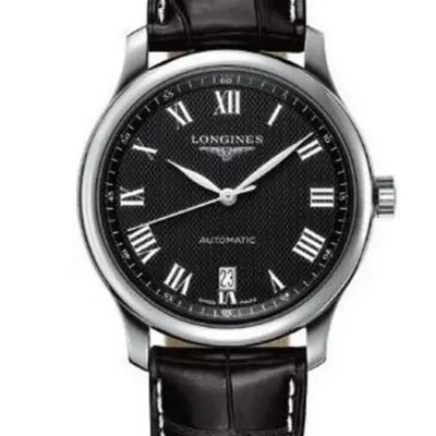 Longines Master Collection Automatic Black Dial 38.5mm L2.628.4.51.7