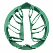 MONSTERA LEAF DESIGN PATTERN CONCHA CUTTER MEXICAN SWEET BREAD STAMP USA PR4625