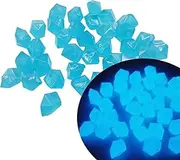 Garden Pebbles Glow - Colorful Luminous Pebbles Rocks in The Dark Tank Garden Pathway Stones for Fish Tank Aquarium Garden Path Yard Walkway Seta-au