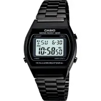 在飛比找momo購物網優惠-【CASIO 卡西歐】學生錶 經典標準電子錶-黑(B640W