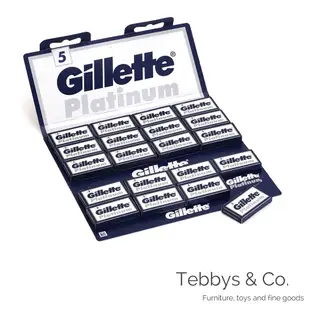 俄羅斯Gillette白金雙面安全刮鬍刀片(20盒100片)