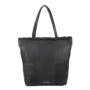 Genuine Leather Blake Large Tote Handbag With Non Detachable Strap