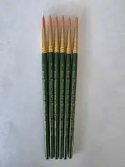 PRINCETON 4350R Art Brush Round Golden Synthetic Paint Brush - 6 Pack