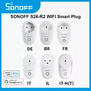 SONOFF S26 R2 WiFi Smart Plug EU/IL/IT/BR/US Wireless Power Socket Switch