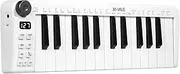 Hosioe SMK-25mini MIDI Keyboard Reable 25-Key MIDI Control Keyboard Mini Portable USB Keyboard MIDI Controller with 25 Velocity Sensitive Keys 1 Knob