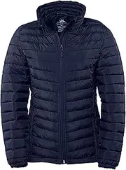 [Tee Jays] Womens/Ladies Zepelin Padded Jacket (UK Size: S) (Deep Navy)