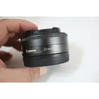 在飛比找蝦皮購物優惠-黑色的 Canon EF-M 22mm F2 鏡頭 定焦鏡 